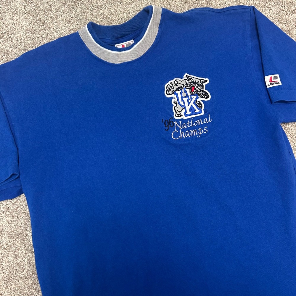 Kentucky Wildcats 1996 National Champions Tshirt Men Large USA Made Vintage